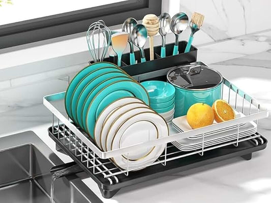 Two-Piece Clear Can Organizer for Refrigerator