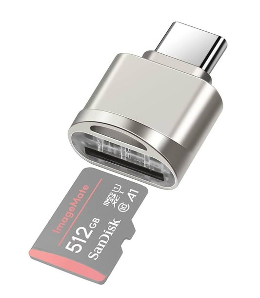 USB C Micro SD Card Reader for Phones and Tablets