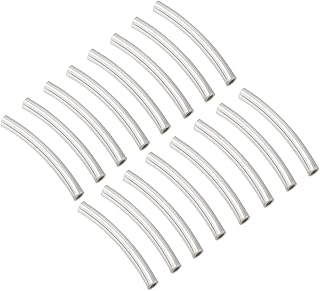 30 Sterling Silver Tube Beads for Jewelry Making