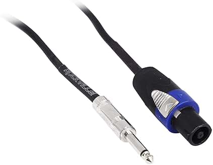14 AWG 25' Speaker Cable with TS to Speakon Connectors