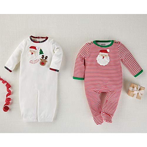 Baby Crochet   Gown, Red, 0-3 Months