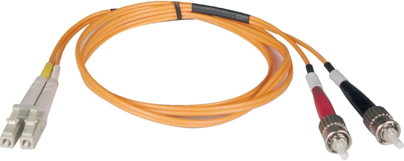 Orange 30m Duplex Multimode Fiber Patch Cable