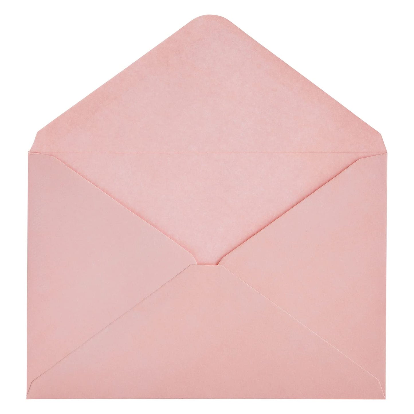Set of 48 pink 4x6 blank cards and envelopes