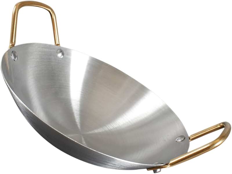 Stainless Steel Double Handle Nonstick Cooking Pan