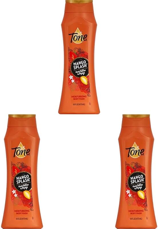 Moisturizing Mango Body Wash, 16 fl oz, 3-pack