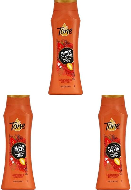 Moisturizing Mango Body Wash, 16 fl oz, 3-pack