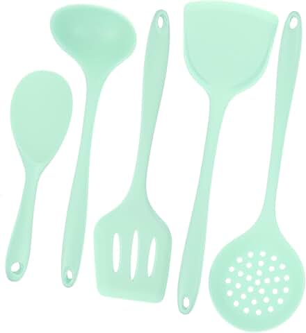 Silicone Spatula Spoon for Cooking, Heat Resistant, Nonstick