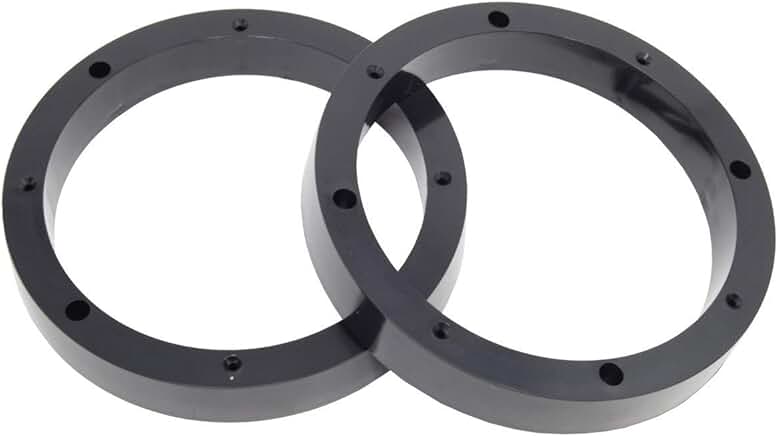 Pair of 8.5-inch Plastic Speaker Spacer Rings