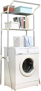 Over-the-Toilet Bathroom Storage Shelf, Ivory, 2-Tier