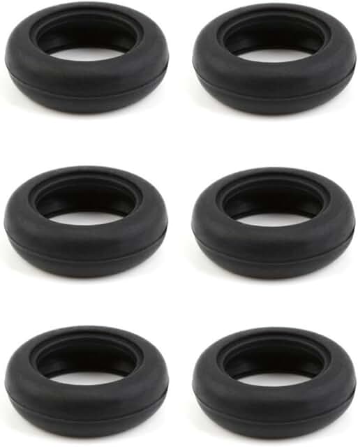 3 Pairs of Flat Earbud Rubber Ring Replacements