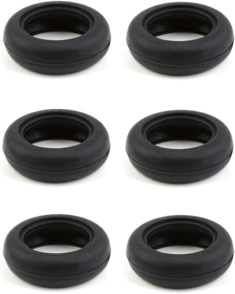 3 Pairs of Flat Earbud Rubber Ring Replacements