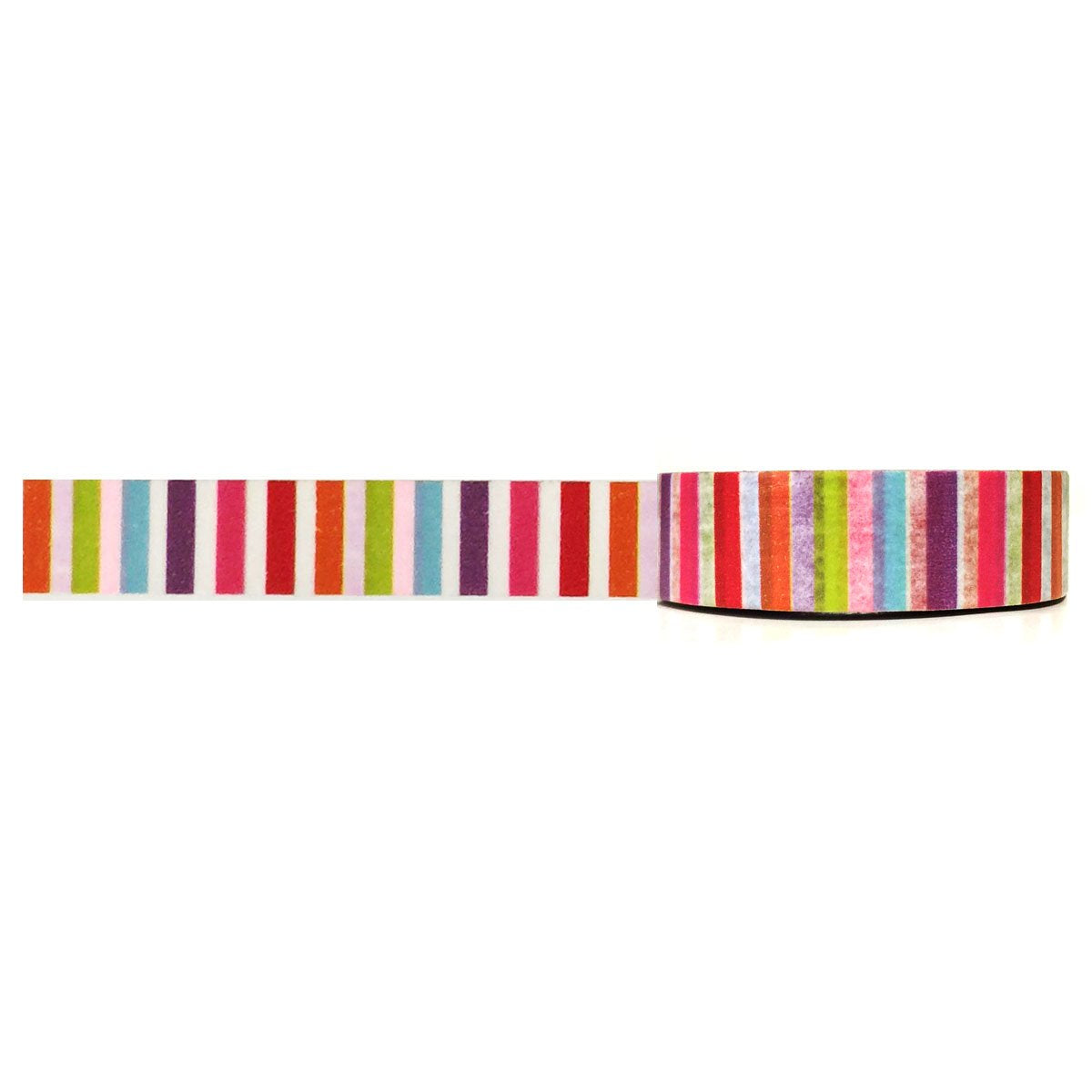 Colorful Rainbow Short Stripe Washi Tape