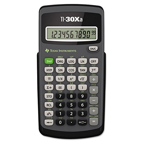 TI-30Xa Scientific Calculator with 10-Digit LCD