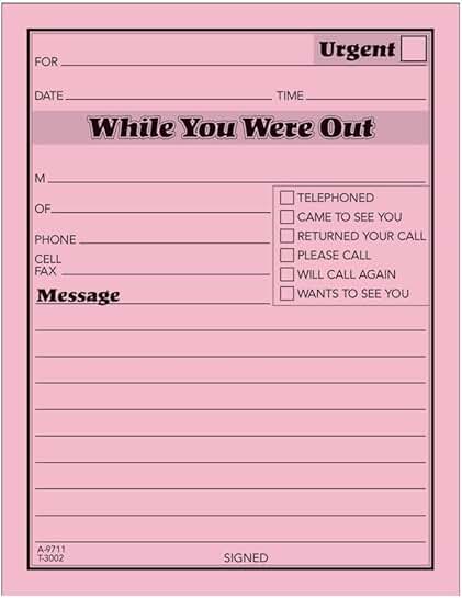 Pink one-sided note pads, 4.25 x 5.5 inches, 50 sheets