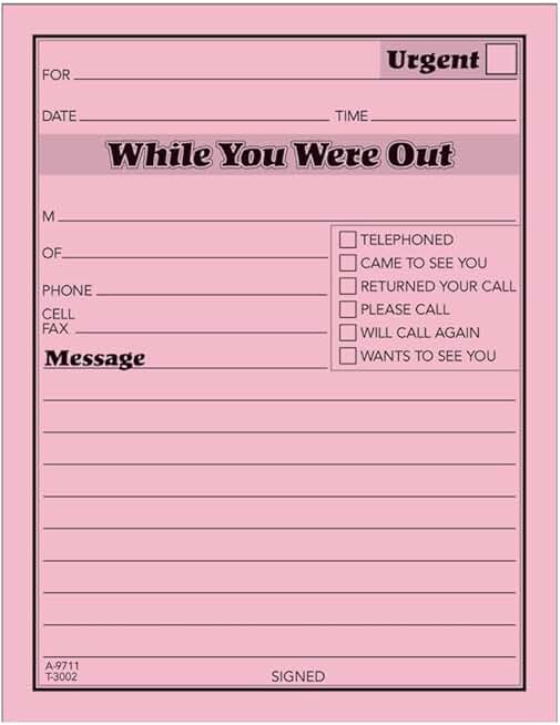 Pink one-sided note pads, 4.25 x 5.5 inches, 50 sheets