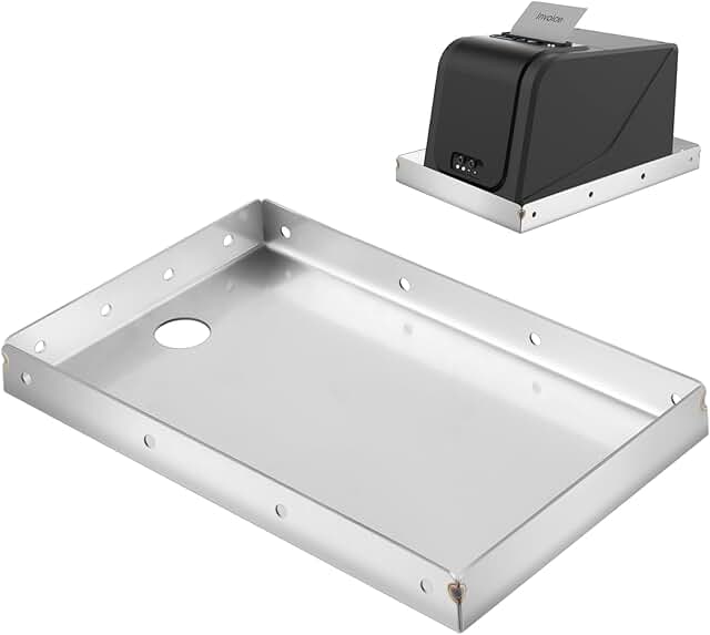 Stainless Steel Printer Tray, 10.24 x 6.5 Inches