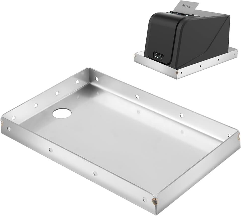 Stainless Steel Printer Tray, 10.24 x 6.5 Inches
