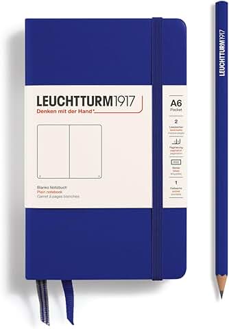 Hardcover Pocket Notebook with Numbered Pages
