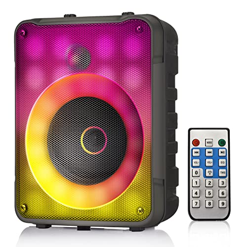 Bluetooth Speakers, 30W Portable Loud Wireless Stereo Speaker with Deep Bass, Bluetooth 5.0, Colorful Lights, TWS Pairing, 5000mAh Battery, Outdoor Speaker for Home Party Travel Gifts
