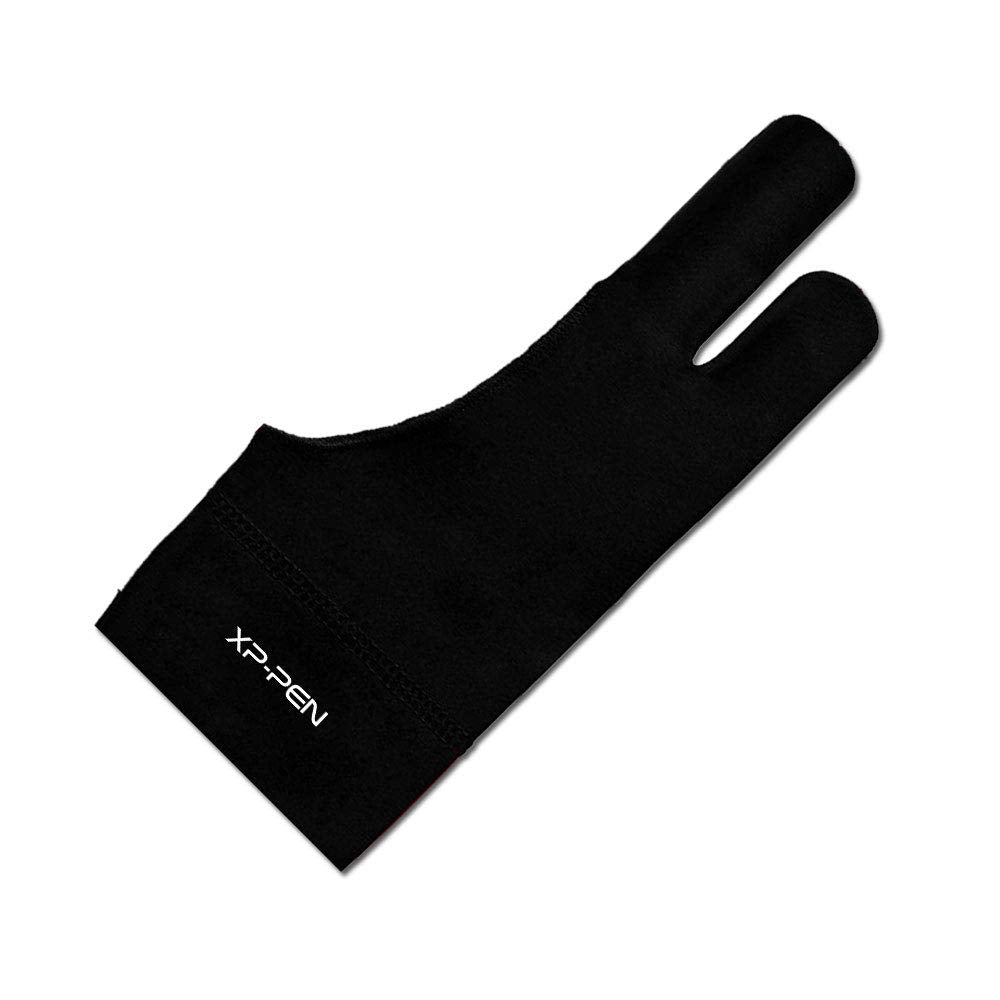 Two-Finger Artist Glove for Drawing Tablets, Small Black