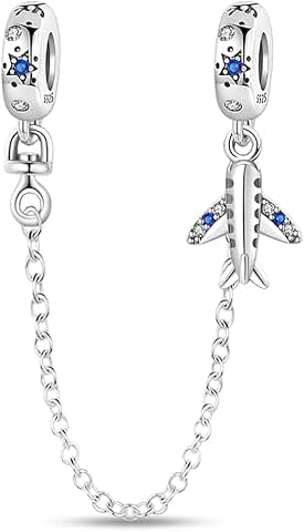 Sterling Silver Safety Chain for Bracelets