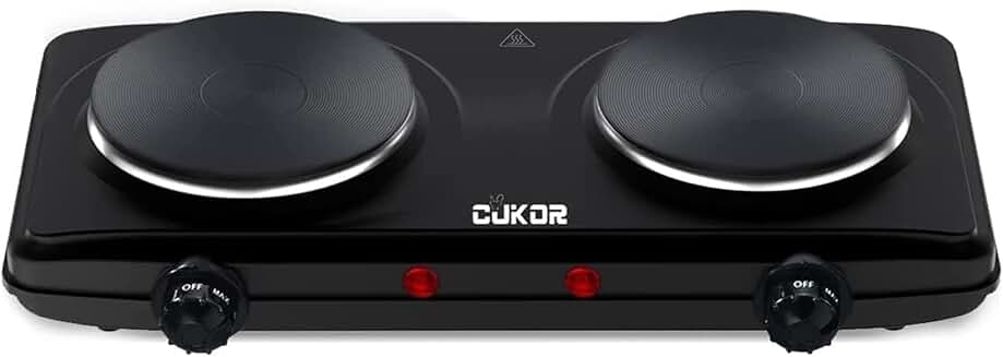 Double Cast Iron 2 Burner Electric Stove