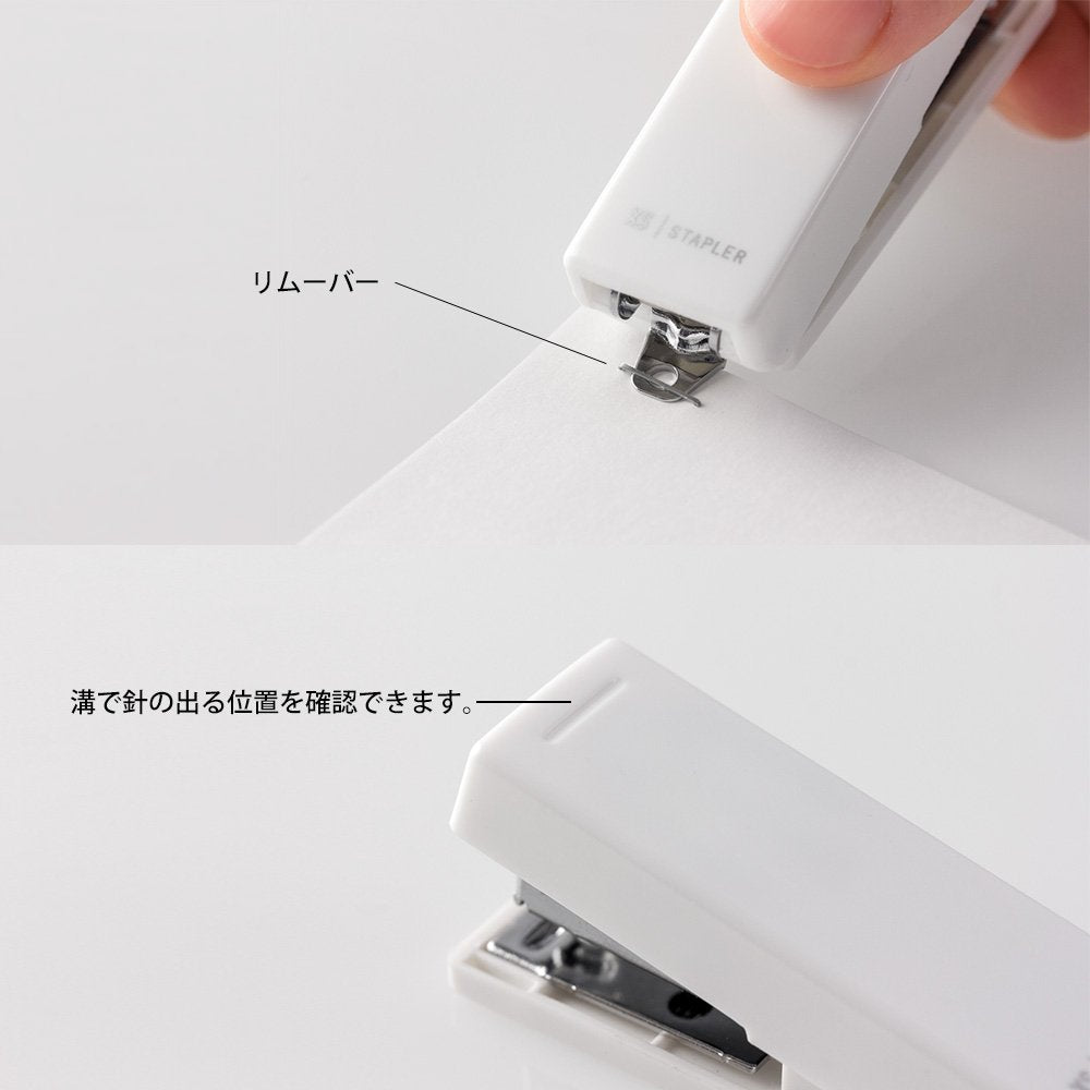 Compact black stapler from XS series