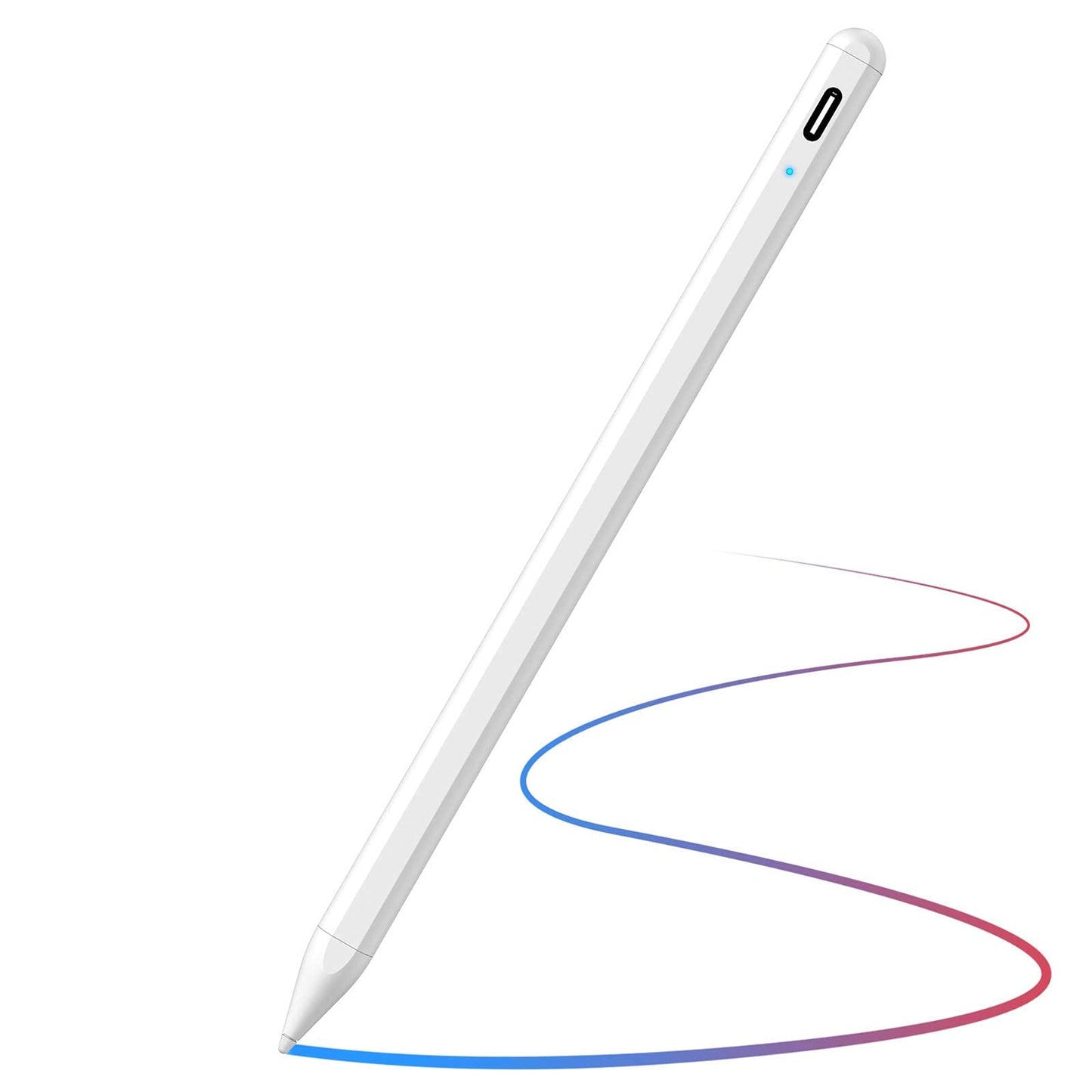 Stylus Pen for iPad with Palm Rejection and Magnetic Design, Active Stylus Compatible with (2018-2021) Apple iPad 6th-9th Gen/iPad Pro 11''&12.9''/iPad Mini 5th/6th Gen/iPad Air 3rd 4th Gen