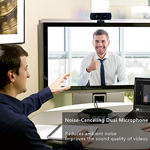 Webcam, Webcam with Microphone, 1080P HD Webcam with Tripod, Plug and Play, USB Webcam for Computer Webcam, Streaming Webcam, Recording, Calling, Gaming