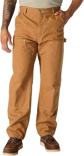 Men's Loose Straight Duck Double-Front Dungaree