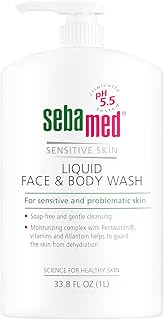 Gentle pH 5.5 Liquid Face and Body Wash for Sensitive Skin