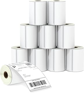 Perforated 4x6 Shipping Labels, 10 Rolls