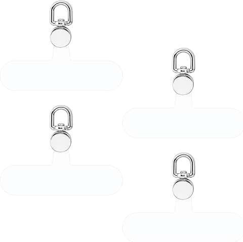 4pcs Rotatable TPU Phone Tether Tabs