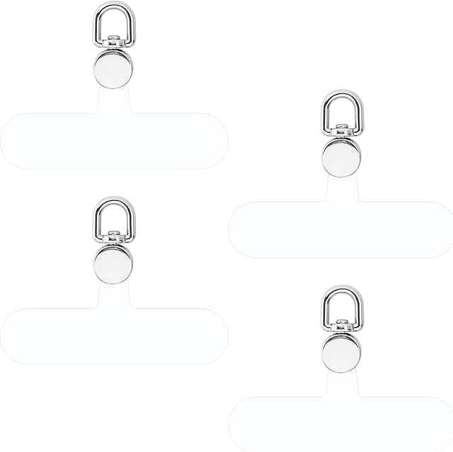4pcs Rotatable TPU Phone Tether Tabs