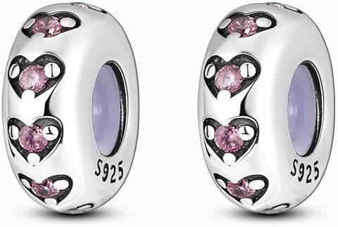 Sterling Silver Bead Charms for Bracelets and Necklaces