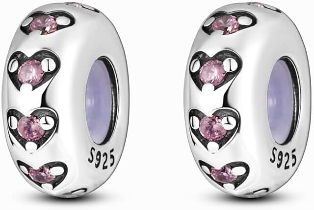 Sterling Silver Bead Charms for Bracelets and Necklaces