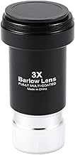 3X 1.25-Inch Fully Multi-Coated Metal Barlow Lens