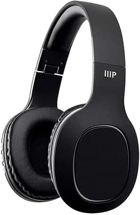 Wireless over-ear headphones with microphone and 8-hour battery