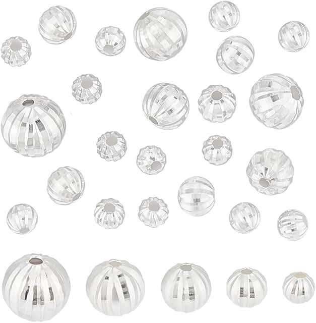 20 Sterling Silver Beads for Jewelry Making