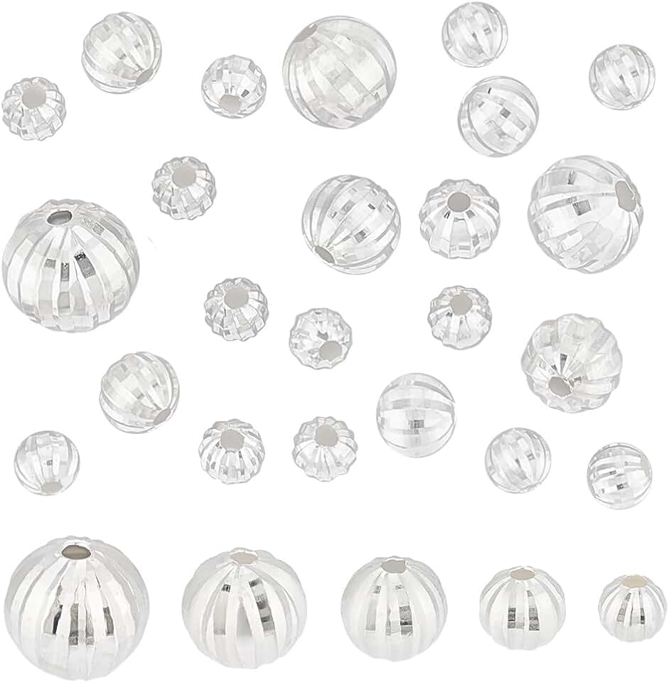 20 Sterling Silver Beads for Jewelry Making