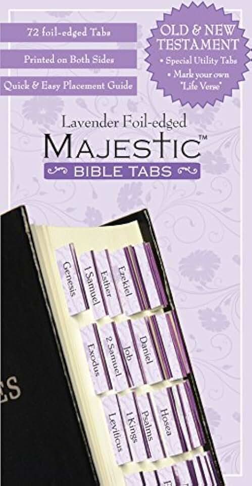 Lavender Bible Tabs