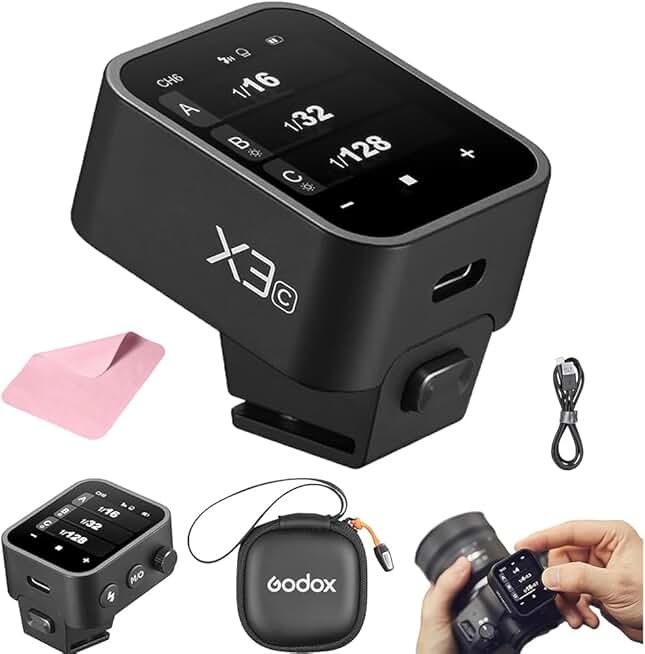 Wireless Flash Trigger with Touchscreen for Canon Cameras
