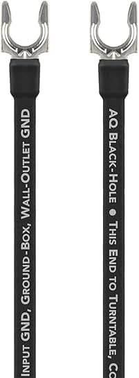 Ground Wire with RF-Dissipating and Silver Conductor, 1.5 Meters