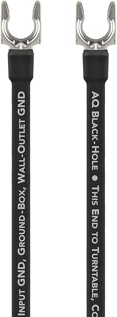 Ground Wire with RF-Dissipating and Silver Conductor, 1.5 Meters