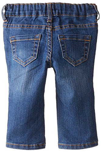 Baby Girls and Toddler Girls Basic Bootcut Jeans, Victory Blue Wash, 5T