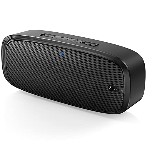 Bluetooth Speaker, Wireless Portable Speaker with Loud Stereo Sound, Rich Bass, 12-Hour Playtime, Built-in Mic. Perfect for iPhone, Samsung and More