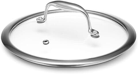 8-Inch Tempered Glass Lid for Hybrid Cookware