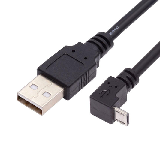 Down Angled 90° Micro USB to USB Data and Charge Cable, 30cm