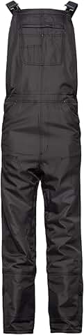 Men's Fleece-Lined Insulated Cold Weather Bib Overalls