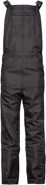 Men's Fleece-Lined Insulated Cold Weather Bib Overalls